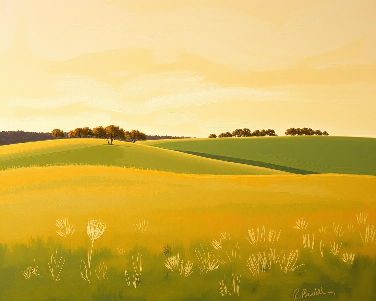 Fields at Golden Hour